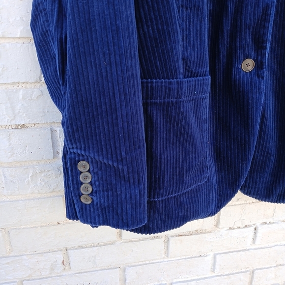 Lands' End Corduroy Blazer Wide Whale 3X - Picture 4 of 7